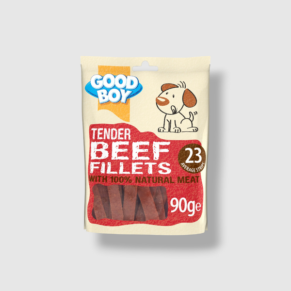 GoodBoy Tender Beef Fillets - 90G