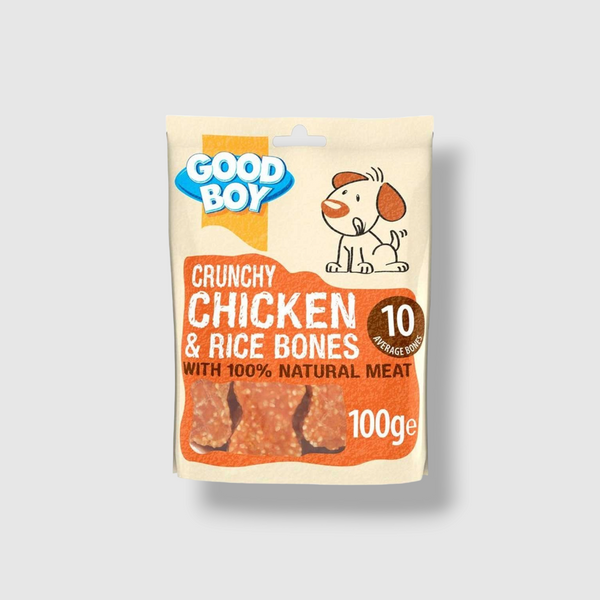 GoodBoy Crunchy Chicken & Rice Bones - 100G